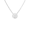 Family Milestone Medium Disc Pendant with Diamond