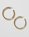 Jennifer Fisher - Fine Michelle Baby Hoops - Yellow Gold