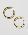 Jennifer Fisher - Fine Michelle Mini Hoops - Yellow Gold