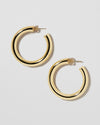 Jennifer Fisher - Fine Mini Natasha Hoops - Yellow Gold