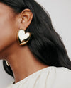 Puffy Heart Earrings