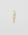 Jennifer Fisher - Medium Gothic Letter F - Yellow Gold