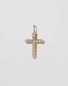 Jennifer Fisher - Royal Cross with Pave White Diamonds - Yellow Gold