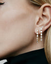 JF Lab - Emerald Cut Long Drop Earrings