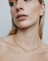 JF Lab - Radiant Cut Horizontal Solitaire Pendant