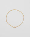 Jennifer Fisher - Small Long Link Anklet - Yellow Gold