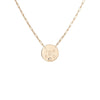 Family Milestone Medium Disc Pendant with Diamond