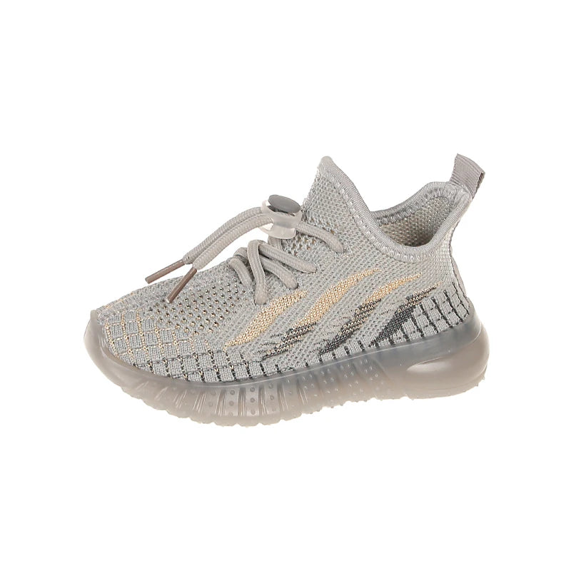 YZY-Style Kids Sneakers – Non-Slip Outdoor Sports Shoes for Boys & Girls