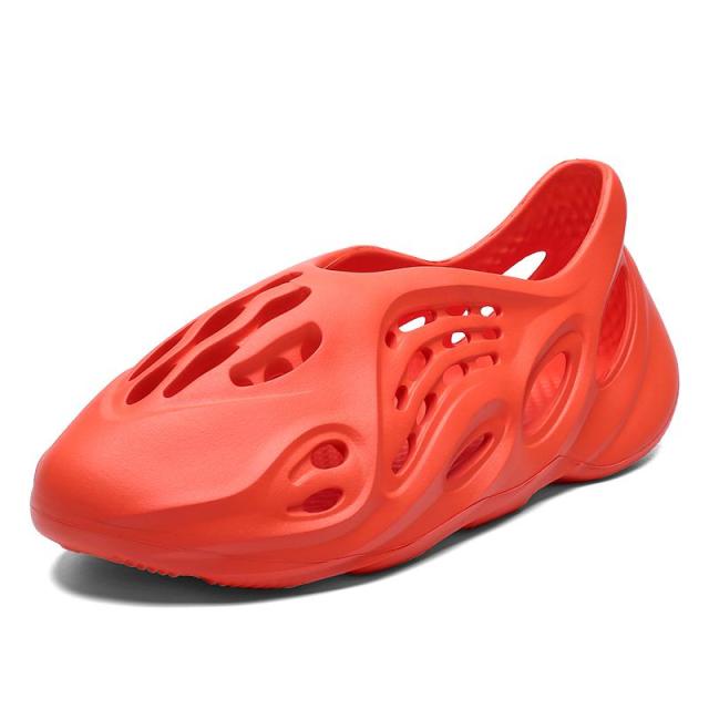 yeezy crocs orange