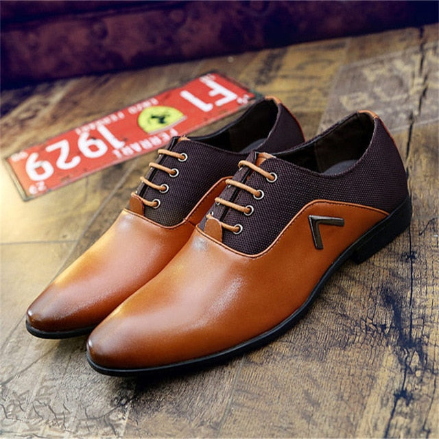 Luxury Brand Men Shoes England Trend Leisure Leather Shoes — GoBliss