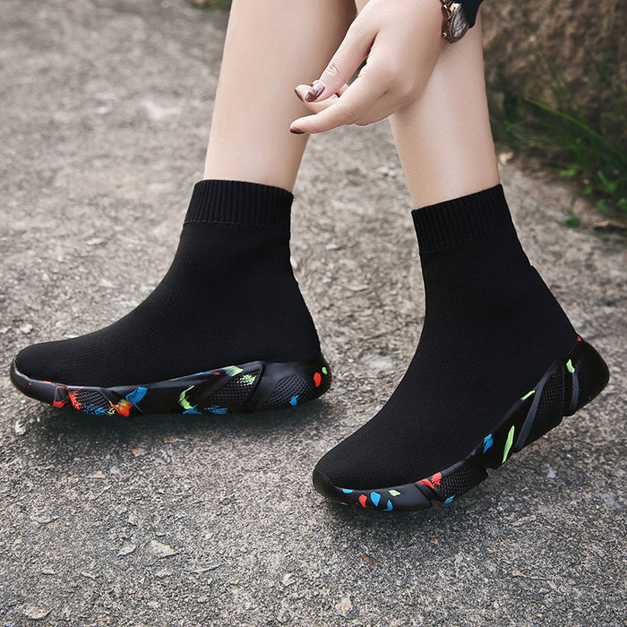 balenciaga sock shoes mens black