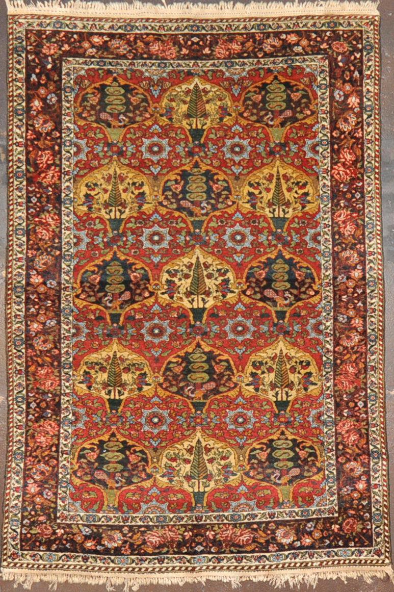 #21247 Antique Persian Bakhtiari 4x6