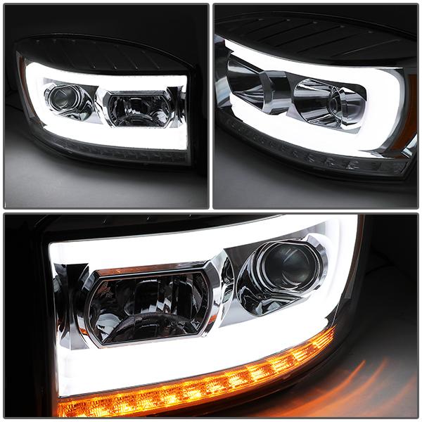 06-09 Dodge Ram 1500 2500 3500 LED DRL+Sequential Turn Signal Projecto ...