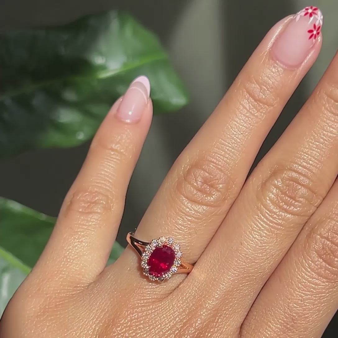 ruby ring setting