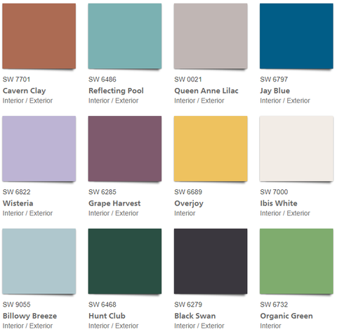2018 colour trends - Connectivity by Sherwin Williams