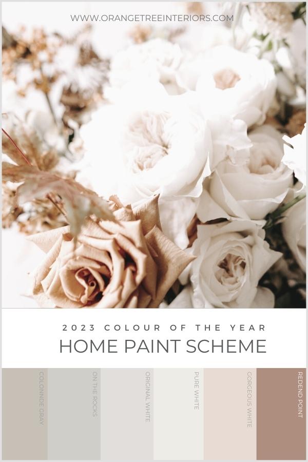 2023 Color of the Year Home Paint Colour Scheme