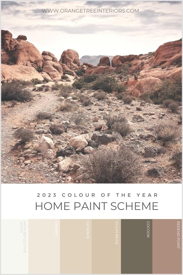 2023 Color of the Year Home Paint Colour Scheme