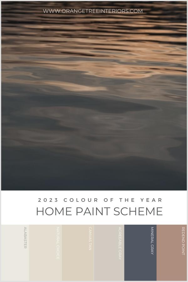 2023 Color of the Year Home Paint Colour Scheme