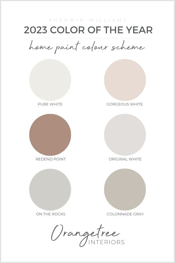 2023 Color of the Year Home Paint Colour Scheme