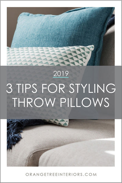 3 Tips for Styling Throw Pillows