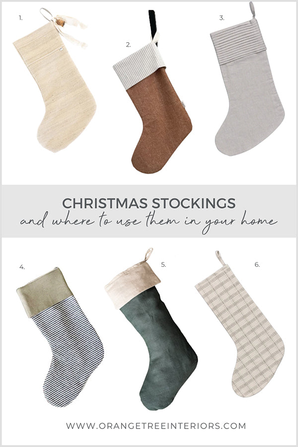 Neutral Christmas Stockings 2022