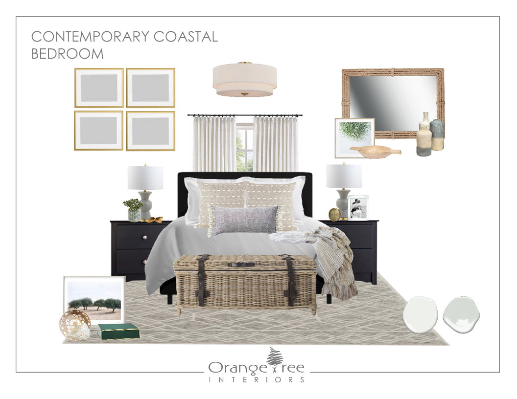 Contemporary Coastal Bedroom