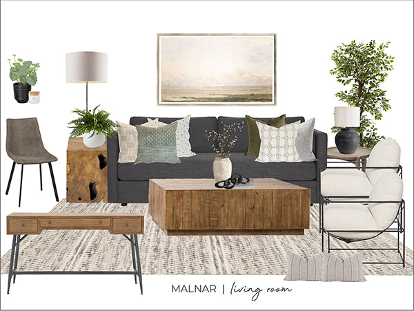 contemporary coastal living room concept