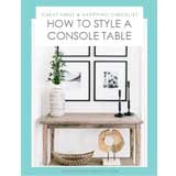 How to Style a Console Table Cheat Sheet & Shopping List