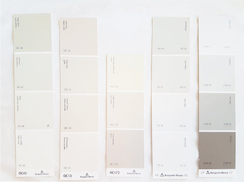 Paint Colour Sample Cards