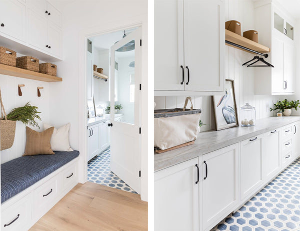 coastal laundry room and mudroom