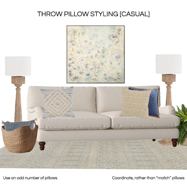 Throw pillow styling 2019 - CASUAL