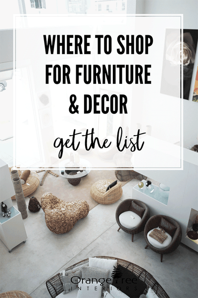where to shop for furniture and decor 2019