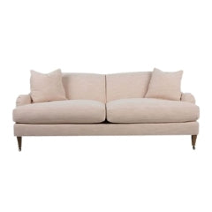 White Low Arm Sofa