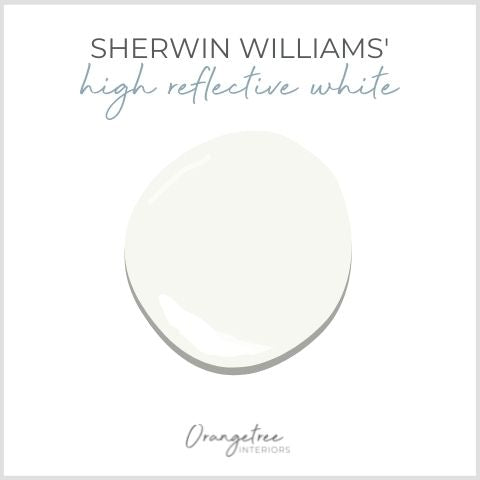 sherwin williams high reflective white paint color 