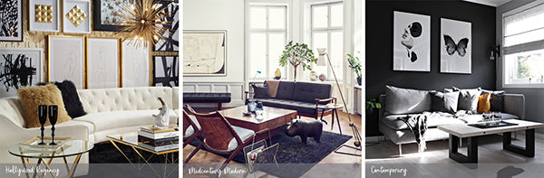 Living Room interior design styles