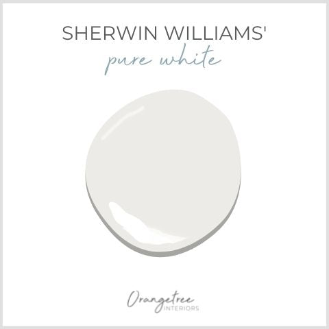 pure white sherin williams paint color
