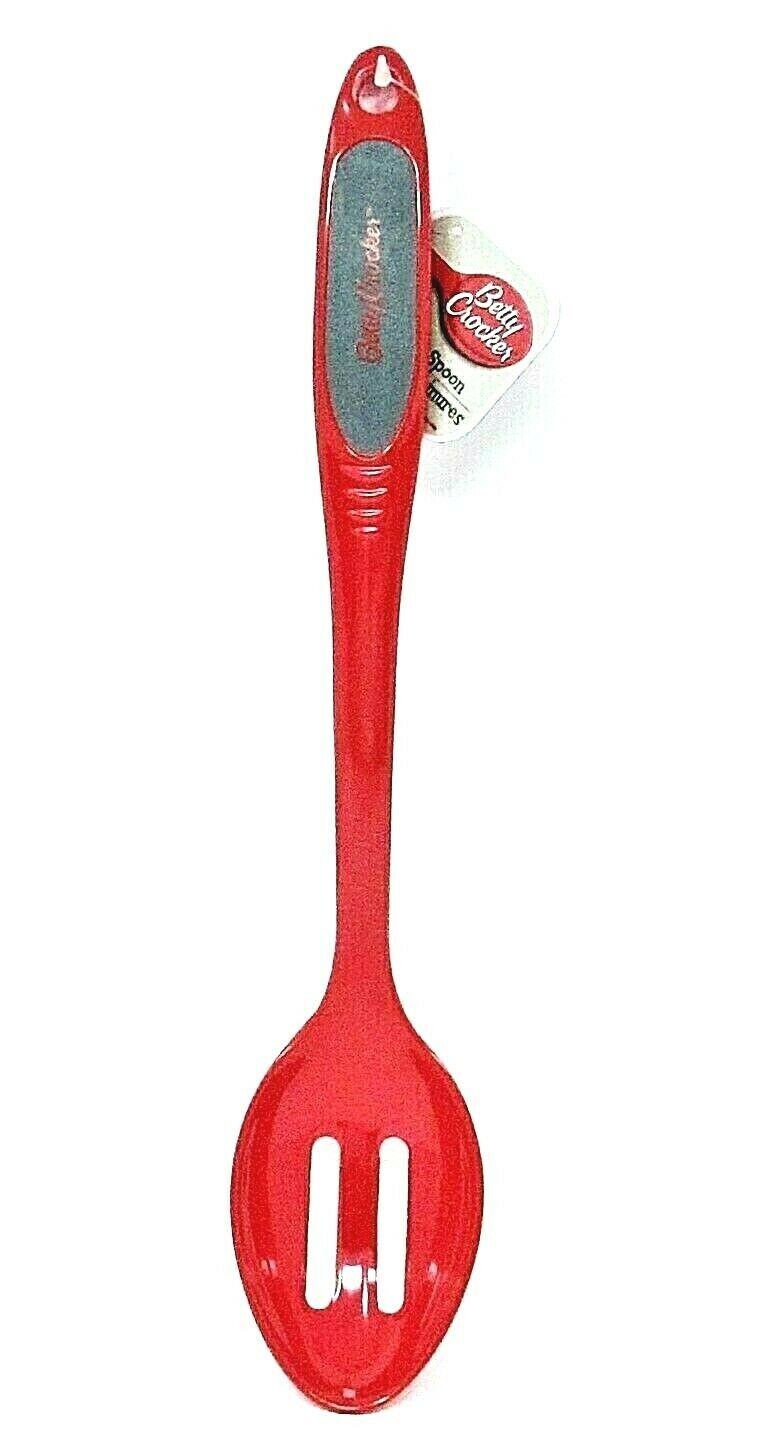 Betty Crocker Kitchen Utensils Red or Black Silicone, Melamine, Rubber,  Plastic