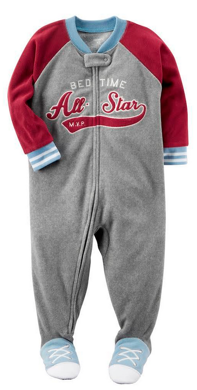 Carter's All-Star Footed Pajamas, Baby Boys (6M-5T) 1-Piece