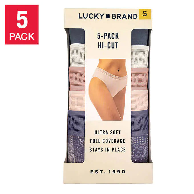 CAROLE HOCHMAN Ladies Seamless Brief Underwear Assorted 5 Pack - VARIETY NWT