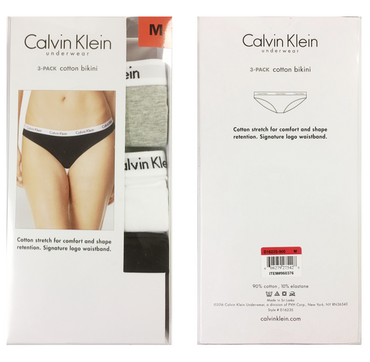 3 Pack Bikini Briefs - Carousel Calvin Klein®