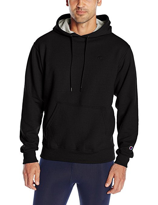 Champion Men's Powerblend® Sweats Pullover Hoodie - Black (XL)