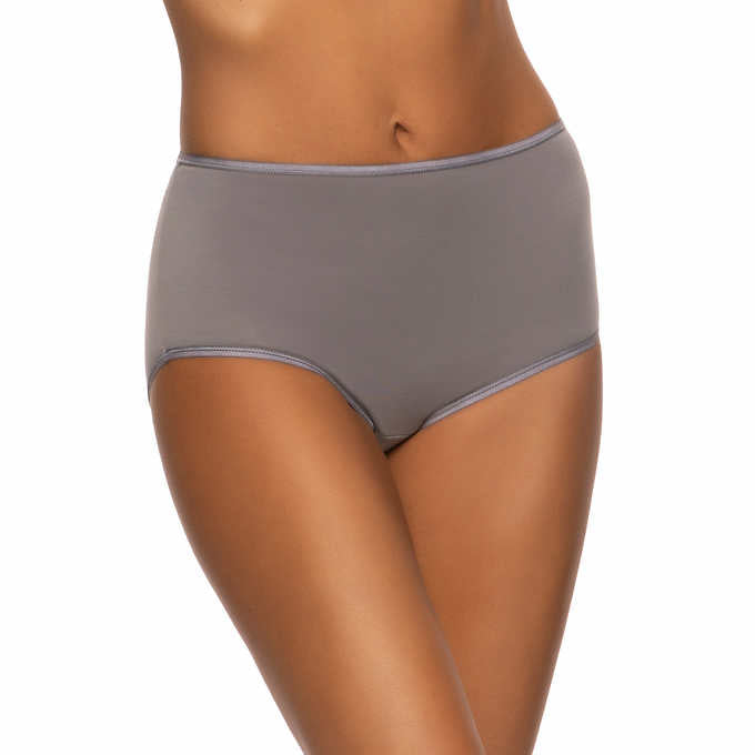 NEW Felina Pima Cotton Wide Waistband 5 Pack Hipster Panties