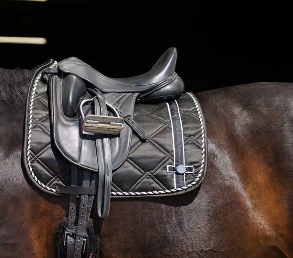 Saltaire ‘Tuxedo’ Saddle Pad - Onyx Green