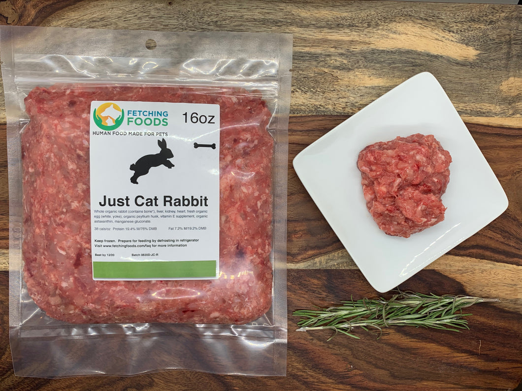 rabbit meat for cats