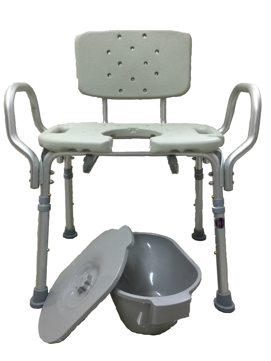 3 in 1 Obese Aluminum Commode Chair – Golden Horse Medical Supplies