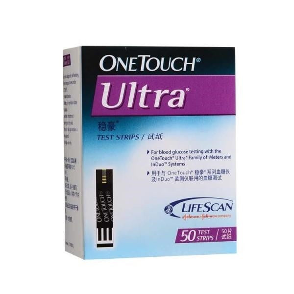 one touch ultra 50 diabetic test strips