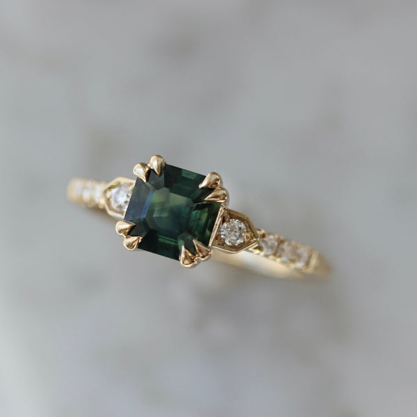 Aïda Green Ring - Diamonds 56