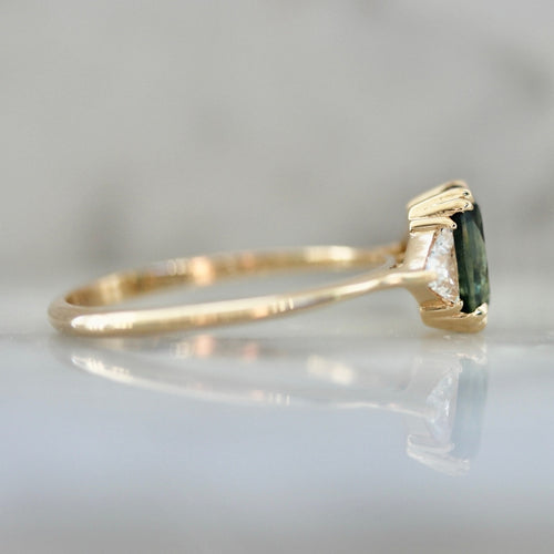 Aïda Green Ring - Diamonds 56