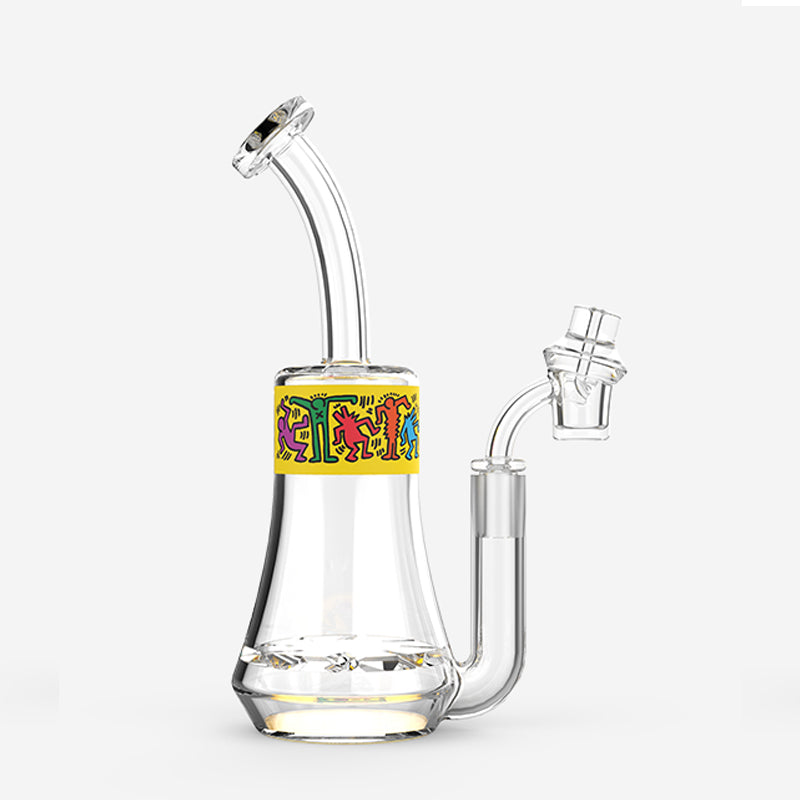 Glass Concentrate Rig by Keith Haring Iconic Artwork