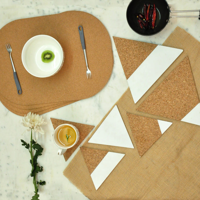 Cork Table Mat With Trivets And Coasters Untoldhomes